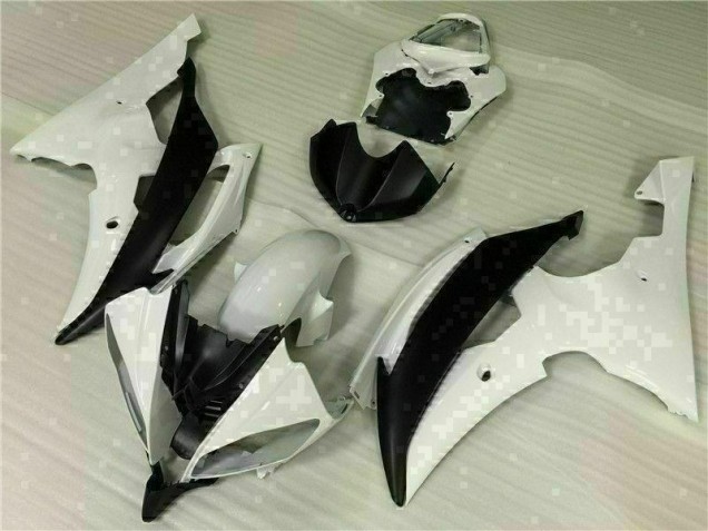 2008-2016 White Black Yamaha YZF R6 Motorcycle Fairings Kit Canada 2008-2016 White Black Yamaha YZF R6 Motorcycle Fairings Kit Canada