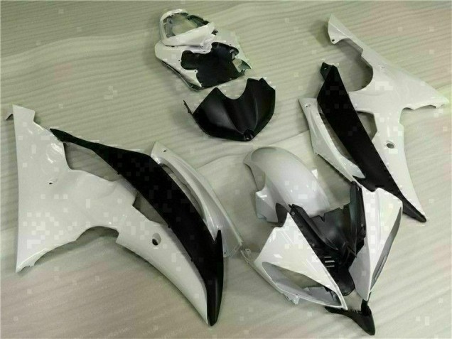 2008-2016 White Black Yamaha YZF R6 Motorcycle Fairings Kit Canada 2008-2016 White Black Yamaha YZF R6 Motorcycle Fairings Kit Canada
