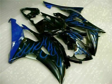 2008-2016 Blue Flame Black Yamaha YZF R6 Motorcylce Fairings Canada