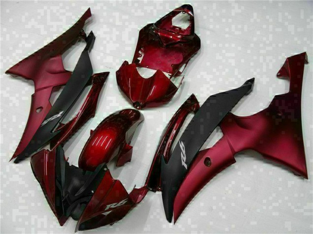 2008-2016 Red Black Yamaha YZF R6 Motorcylce Fairings Canada 2008-2016 Red Black Yamaha YZF R6 Motorcylce Fairings Canada