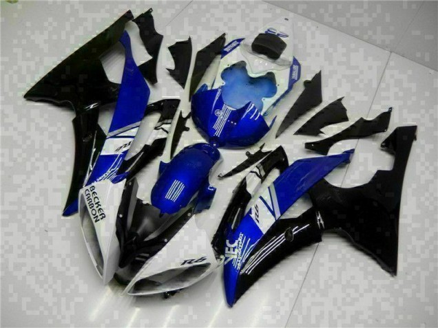 2008-2016 Blue Black Yamaha YZF R6 Motorcycle Fairing Kit Canada
