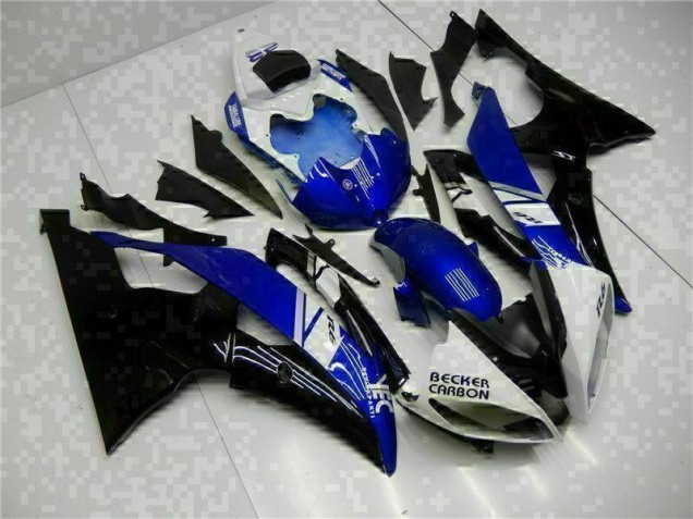 2008-2016 Blue Black Yamaha YZF R6 Motorcycle Fairing Kit Canada