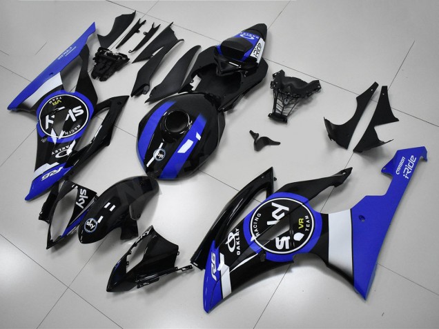 2008-2016 Blue Black Yamaha YZF R6 Bike Fairings Canada 2008-2016 Blue Black Yamaha YZF R6 Bike Fairings Canada