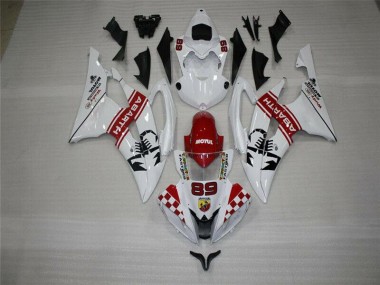 2008-2016 White Yamaha YZF R6 Motorbike Fairings Canada