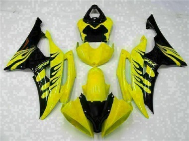 2008-2016 Yellow Black Yamaha YZF R6 Motorcycle Fairing Kits Canada