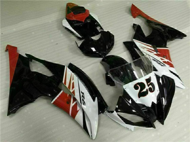 2008-2016 White Black Yamaha YZF R6 Motor Fairings Canada 2008-2016 White Black Yamaha YZF R6 Motor Fairings Canada