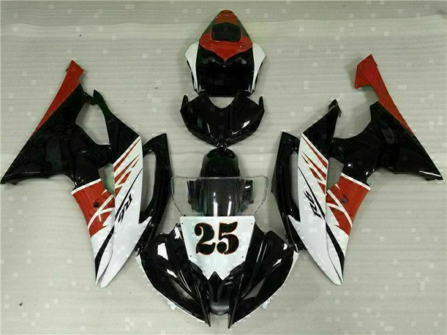 2008-2016 White Black Yamaha YZF R6 Motor Fairings Canada 2008-2016 White Black Yamaha YZF R6 Motor Fairings Canada