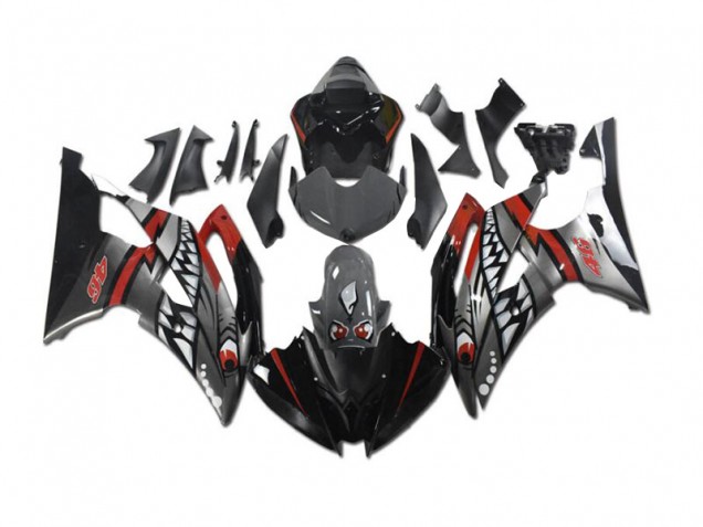 2008-2016 Grey Red Shark Yamaha YZF R6 Motorbike Fairing Canada 2008-2016 Grey Red Shark Yamaha YZF R6 Motorbike Fairing Canada