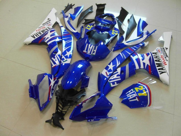 2008-2016 Blue Star Fiat Yamaha YZF R6 Bike Fairing Kit Canada