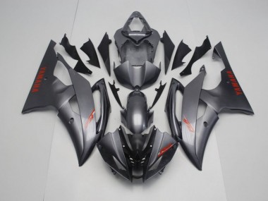2008-2016 Matte Black Grey Yamaha YZF R6 Motorcycle Fairings Kit Canada
