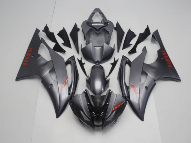 2008-2016 Matte Black Grey Yamaha YZF R6 Motorcycle Fairings Kit Canada 2008-2016 Matte Black Grey Yamaha YZF R6 Motorcycle Fairings Kit Canada