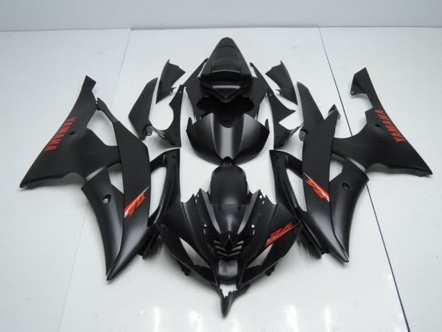 2008-2016 Matte Black Red Decals Yamaha YZF R6 Motorbike Fairings Canada 2008-2016 Matte Black Red Decals Yamaha YZF R6 Motorbike Fairings Canada