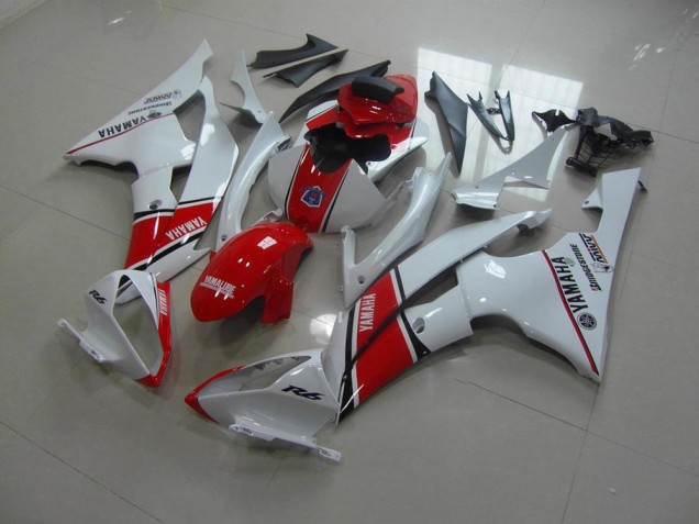 2008-2016 White Red OEM Style Yamaha YZF R6 Bike Fairings Canada 2008-2016 White Red OEM Style Yamaha YZF R6 Bike Fairings Canada