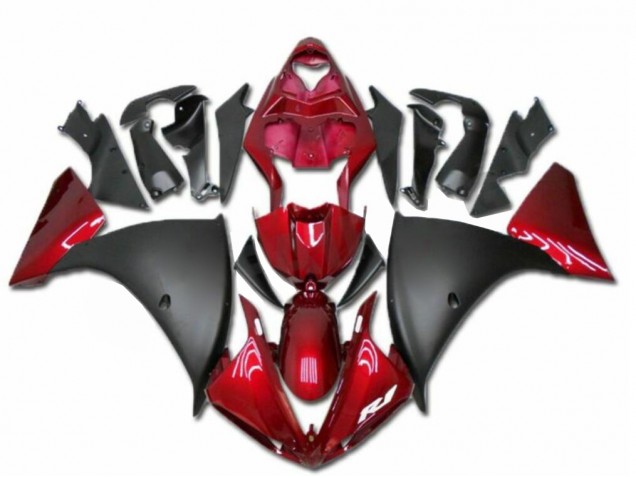 2009-2011 Red Black Yamaha YZF R1 Moto Fairings Canada 2009-2011 Red Black Yamaha YZF R1 Moto Fairings Canada