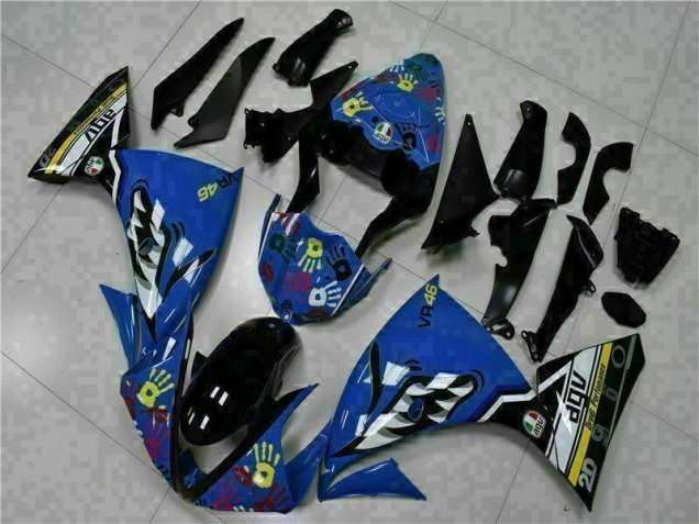 2009-2011 Blue Yamaha YZF R1 Bike Fairings Canada 2009-2011 Blue Yamaha YZF R1 Bike Fairings Canada