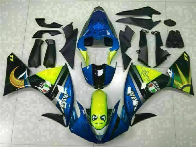 2009-2011 Blue Yamaha YZF R1 Replacement Motorcycle Fairings Canada 2009-2011 Blue Yamaha YZF R1 Replacement Motorcycle Fairings Canada