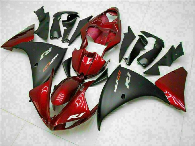 2009-2011 Red Black Yamaha YZF R1 Motorbike Fairing Kits Canada 2009-2011 Red Black Yamaha YZF R1 Motorbike Fairing Kits Canada