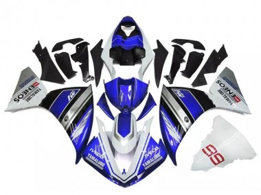 2009-2011 White Blue Silver Yamaha YZF R1 Bike Fairings Canada