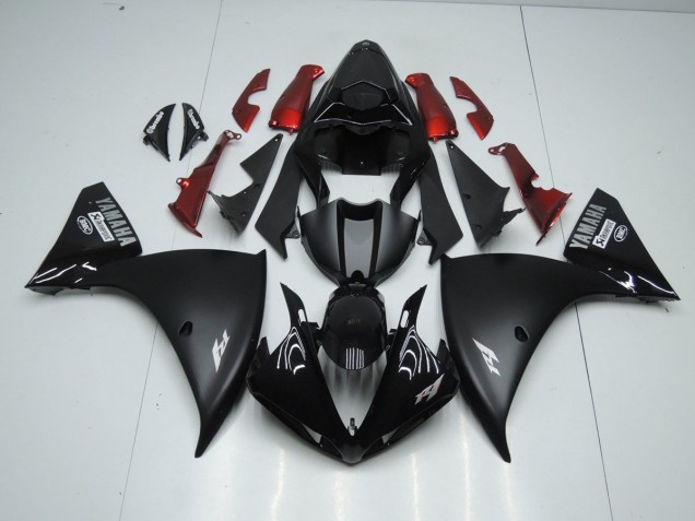 2009-2011 Matte Black Yamaha YZF R1 Motorbike Fairing Kits Canada 2009-2011 Matte Black Yamaha YZF R1 Motorbike Fairing Kits Canada