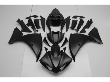 2009-2011 Matte Black Yamaha YZF R1 Moto Fairings Canada