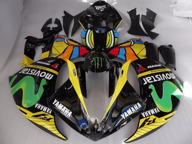 2009-2011 Rossi Moviestar Yamaha YZF R1 Bike Fairing Kit Canada 2009-2011 Rossi Moviestar Yamaha YZF R1 Bike Fairing Kit Canada