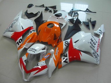 2009-2012 White New Repsol Honda CBR600RR Replacement Motorcycle Fairings Canada