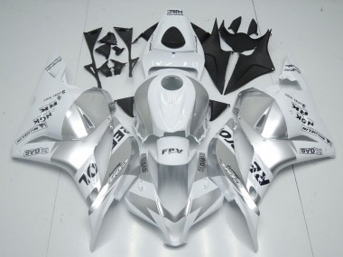 2009-2012 White Silver Repsol Honda CBR600RR Bike Fairing Kit Canada