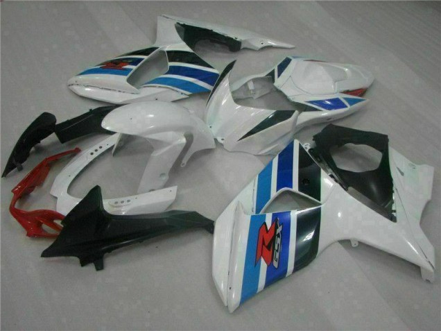 2009-2016 White Suzuki GSXR1000 Motorcycle Fairings Canada 2009-2016 White Suzuki GSXR1000 Motorcycle Fairings Canada