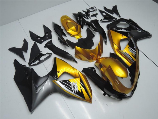 2009-2016 Golden Black Suzuki GSXR1000 Motorcyle Fairings Canada 2009-2016 Golden Black Suzuki GSXR1000 Motorcyle Fairings Canada