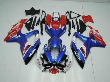 2009-2016 Blue and Red Suzuki GSXR 1000 K9 Motorbike Fairing Canada
