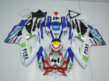 2009-2016 Fixi Light Blue Suzuki GSXR 1000 K9 Replacement Fairings Canada