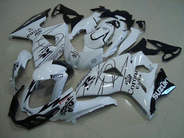2009-2016 White Corona Suzuki GSXR 1000 K9 Motorcylce Fairings Canada 2009-2016 White Corona Suzuki GSXR 1000 K9 Motorcylce Fairings Canada