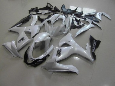 2009-2016 Pearl White and Black Suzuki GSXR 1000 K9 Motorbike Fairings Canada