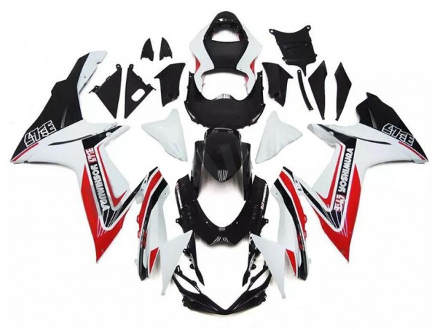 2011-2021 White Red Black Suzuki GSXR 600/750 Motorcycle Fairing Kit Canada 2011-2021 White Red Black Suzuki GSXR 600/750 Motorcycle Fairing Kit Canada