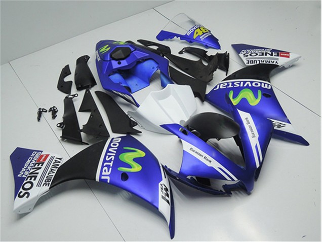 2012-2014 Blue White Black Yamaha YZF R1 Motorcycle Replacement Fairings Canada 2012-2014 Blue White Black Yamaha YZF R1 Motorcycle Replacement Fairings Canada