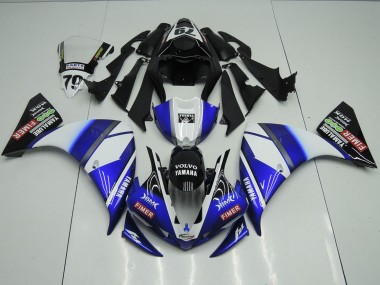 2012-2014 Blue Black Sterilgarda Yamaha YZF R1 Motorcycle Fairing Kit Canada