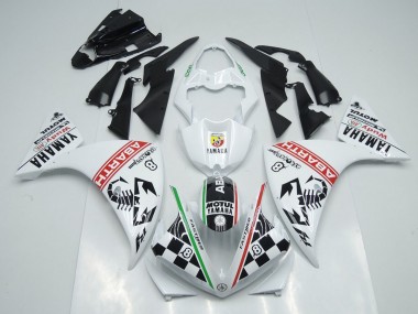 2012-2014 White Black Abrath Yamaha YZF R1 Motorcycle Replacement Fairings Canada