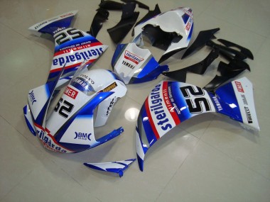 2012-2014 White Black Sterilgarda Yamaha YZF R1 Motorcylce Fairings Canada
