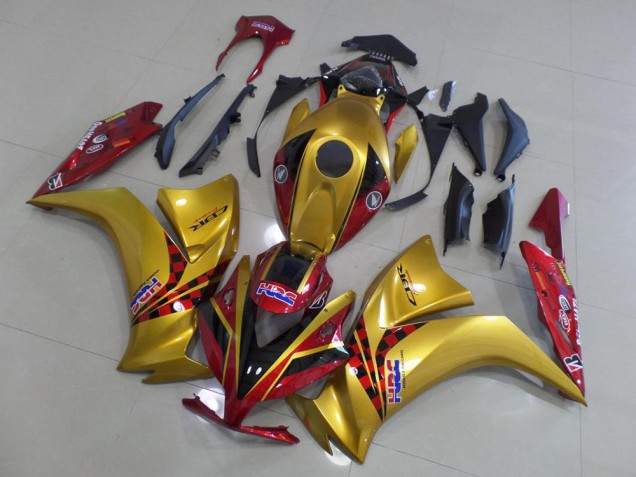 2012-2016 Gold and Dark Red Honda CBR1000RR Motor Fairings Canada 2012-2016 Gold and Dark Red Honda CBR1000RR Motor Fairings Canada