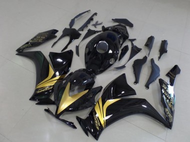2012-2016 Glossy Black Gold Sticker Honda CBR1000RR Bike Fairings Canada