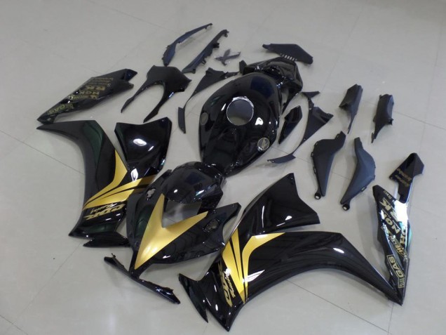 2012-2016 Glossy Black Gold Sticker Honda CBR1000RR Bike Fairings Canada 2012-2016 Glossy Black Gold Sticker Honda CBR1000RR Bike Fairings Canada