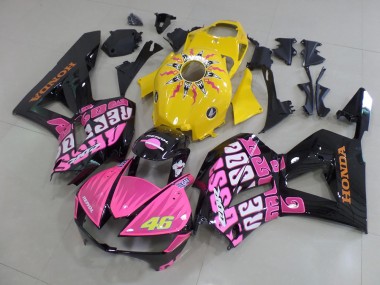 2013-2021 Yellow Pink Rossi Honda CBR600RR Motorbike Fairing Canada