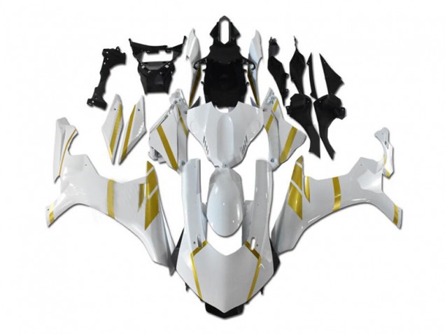2015-2019 White Gold Yamaha YZF R1 Motorbike Fairing Kits Canada 2015-2019 White Gold Yamaha YZF R1 Motorbike Fairing Kits Canada