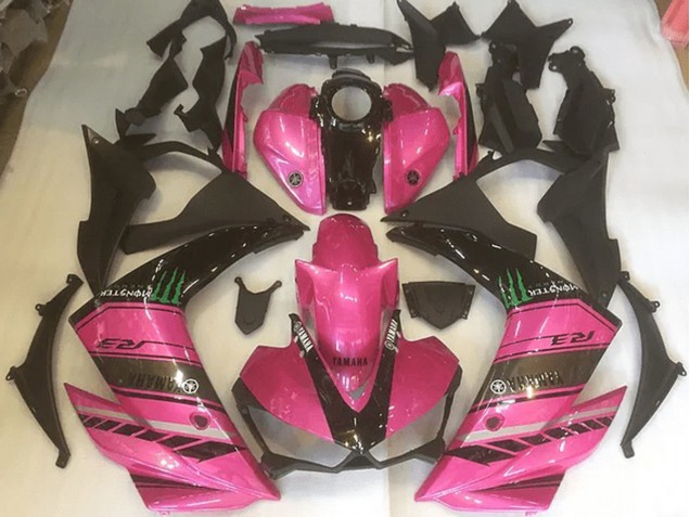 2015-2022 Pink and Black Yamaha YZF R3 Replacement Fairings Canada 2015-2022 Pink and Black Yamaha YZF R3 Replacement Fairings Canada