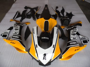 2015-2019 Yellow White Black Yamaha YZF R1 Motorbike Fairing Kits Canada