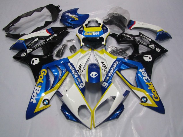 2009-2014 Blue White GoldBet BMW S1000RR Motorcycle Replacement Fairings Canada 2009-2014 Blue White GoldBet BMW S1000RR Motorcycle Replacement Fairings Canada