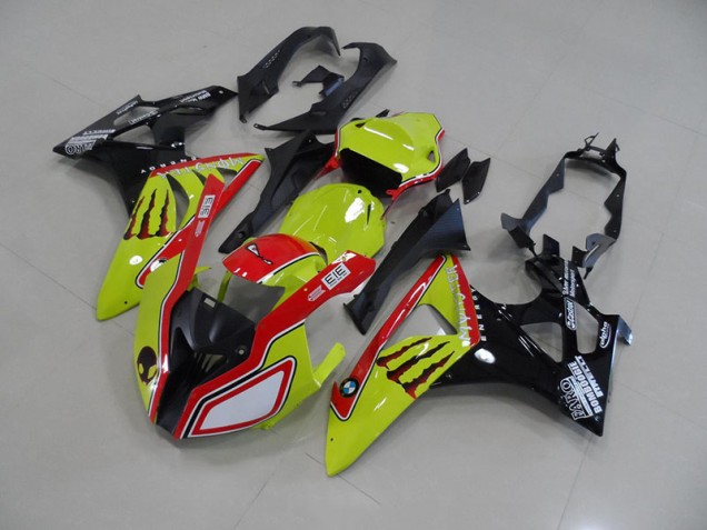 2009-2014 Green Red Monster BMW S1000RR Bike Fairings Canada 2009-2014 Green Red Monster BMW S1000RR Bike Fairings Canada
