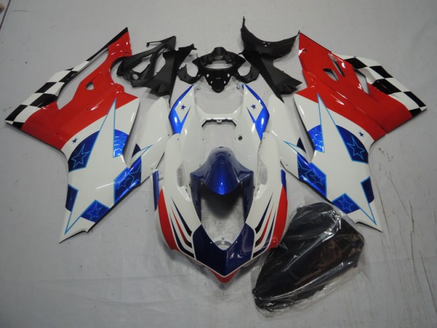 2011-2014 White Blue Red Ducati 1199 Bike Fairing Canada 2011-2014 White Blue Red Ducati 1199 Bike Fairing Canada