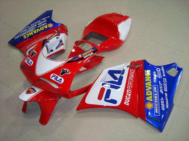 1993-2005 Red Blue Fila Ducati 748 Motorbike Fairing Canada 1993-2005 Red Blue Fila Ducati 748 Motorbike Fairing Canada