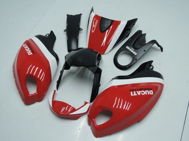 2008-2012 Black Red Monster Ducati Monster 696 Motorcycle Fairing Kits Canada 2008-2012 Black Red Monster Ducati Monster 696 Motorcycle Fairing Kits Canada
